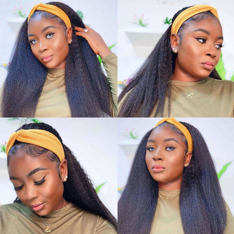 Yaki Straight Headband Wig