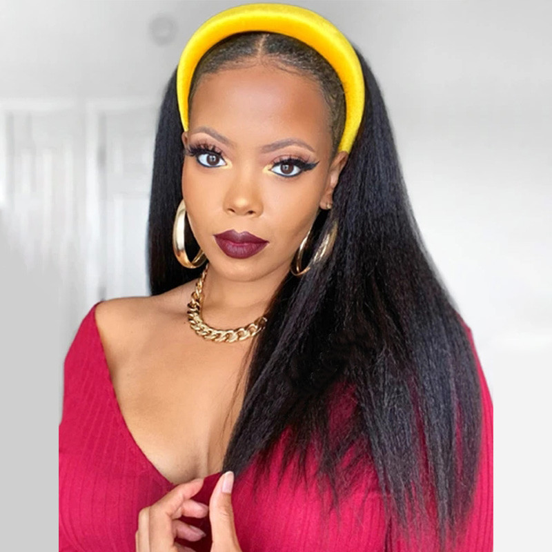Yaki Straight Headband Wig